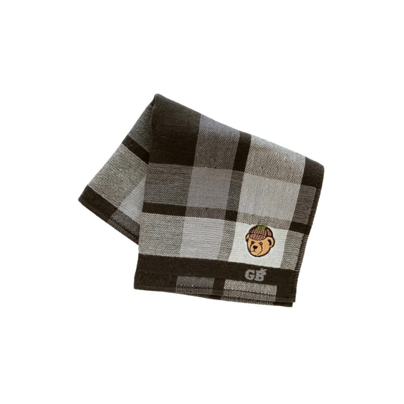 Great British Teddy Bear 001008-0002-02 Crate Fleece Towel Handkerchief Block