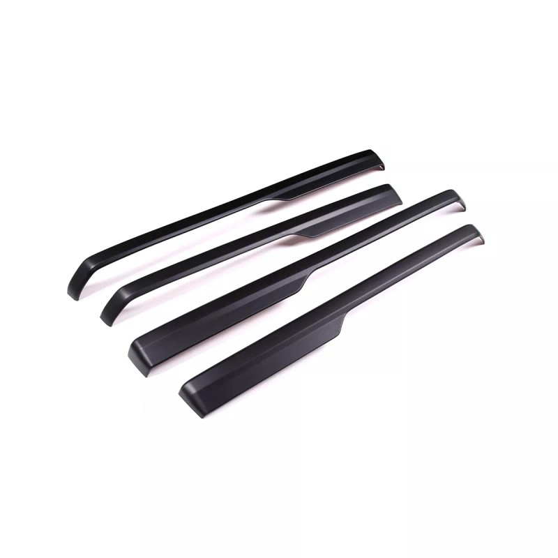 Unbranded ABS Interior Door Panel Trim Strips Matte Black 4pcs