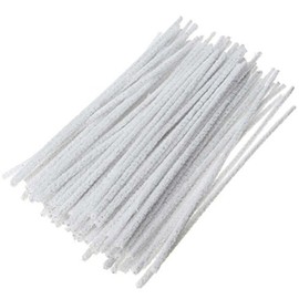 Best Pack of 50 Pipe Cleaners Chenille Stems Craft Supplies for DIY Art Projects, Thick and Sturdy Pipe Cleaners for Cleaning, Versatile Pipe Stem Cleaners, White, 6 Inches, Pack of 50