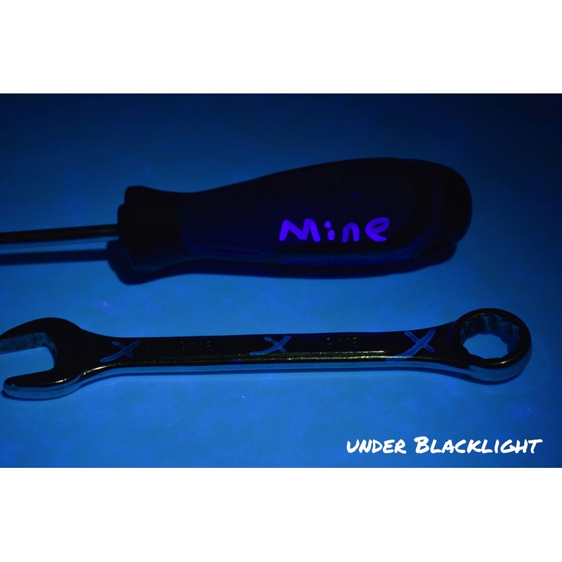 Opticz Blacklight Reactive Invisible Blue Ink Industrial UV Marker