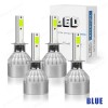 SHENKENUO 4x H1 8000K Super Bright Ice Blue 10000LM LED