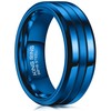 King Ring 8mm Basic Blue Ring – Premium Super Polished
