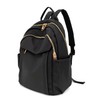 M-ioi-M Medium Nylon Backpacks for Women, Trendy Gold-Tone Hardware Everyday