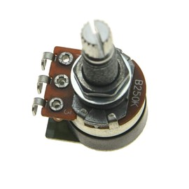 Shadow Kill Pot Guitar Bass Potentiometer with Push Switch to Kill the Sound Audio or Linear Taper A25K/A250K/A500K/B25K/B250K/B500K