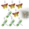 com-four® 8 x Tablecloth Weights in the Shape of Dragonflies