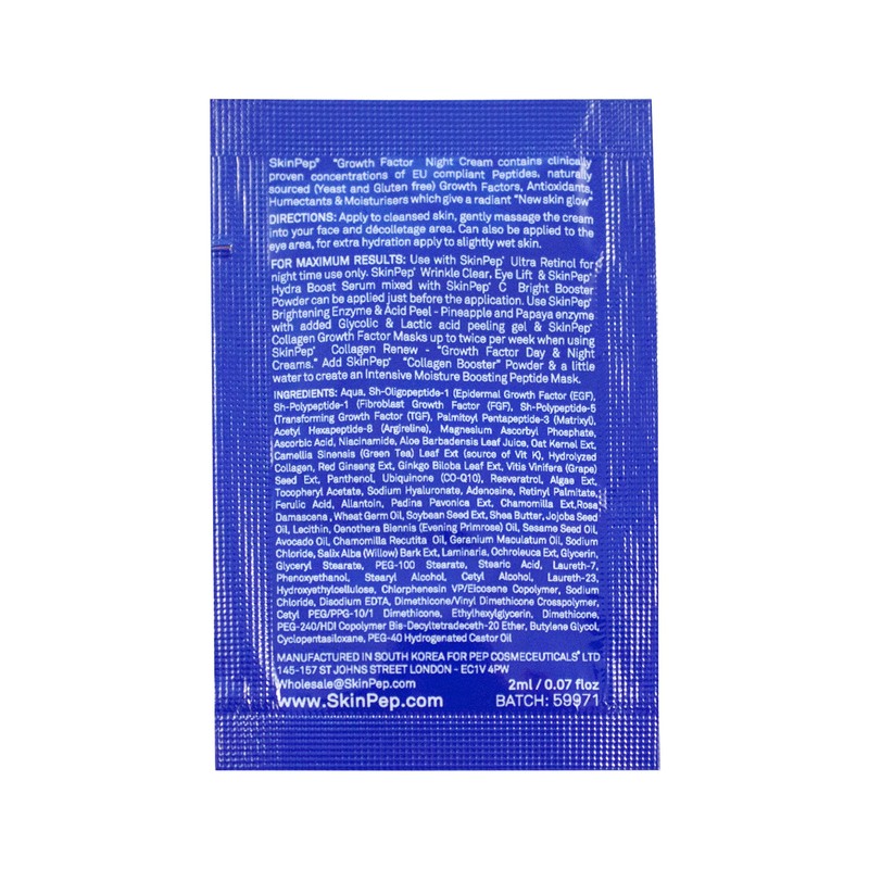 SkinPep Collagen Renew - Growth Factor Night Cream - Super