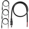 KUOQIY 4 pieces 50 cm 18 AWG DC pigtail cable,