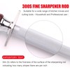 Azhou 12" Professional Knife Sharpener Steel Rod - T12 Carbon