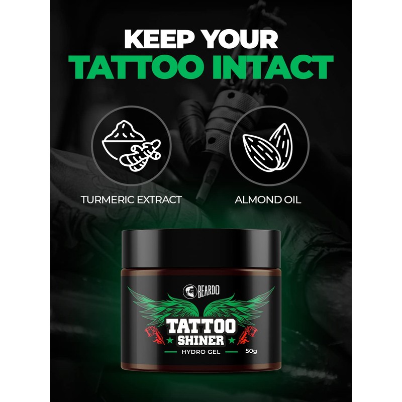 Beardo Tattoo Shiner Hydro Gel l The Ultimate Solution for