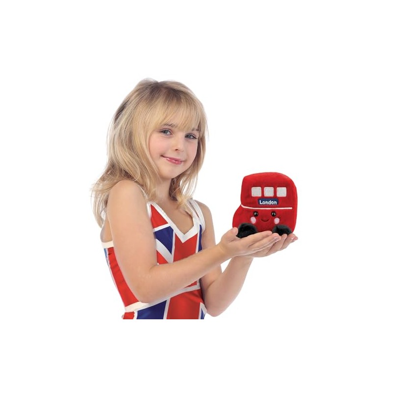 Aurora, 61567, Palm Pals Bertie Red Bus, 5I, Soft Toy,