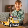 BDTCTK Friction Powered Flatbed Truck Toy with Lights and Sounds,