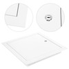 QWORK 10" x 10" Flush Access Door, Aluminum Alloy Access