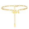 RAMUS KATEN Gold Plated 316L Stainless Steel Angel Number 444