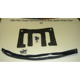 Reproduction Chrysler 1966 1967 66 67 Dodge Plymouth B-Body Rear Front Fender Shield Seal Kit