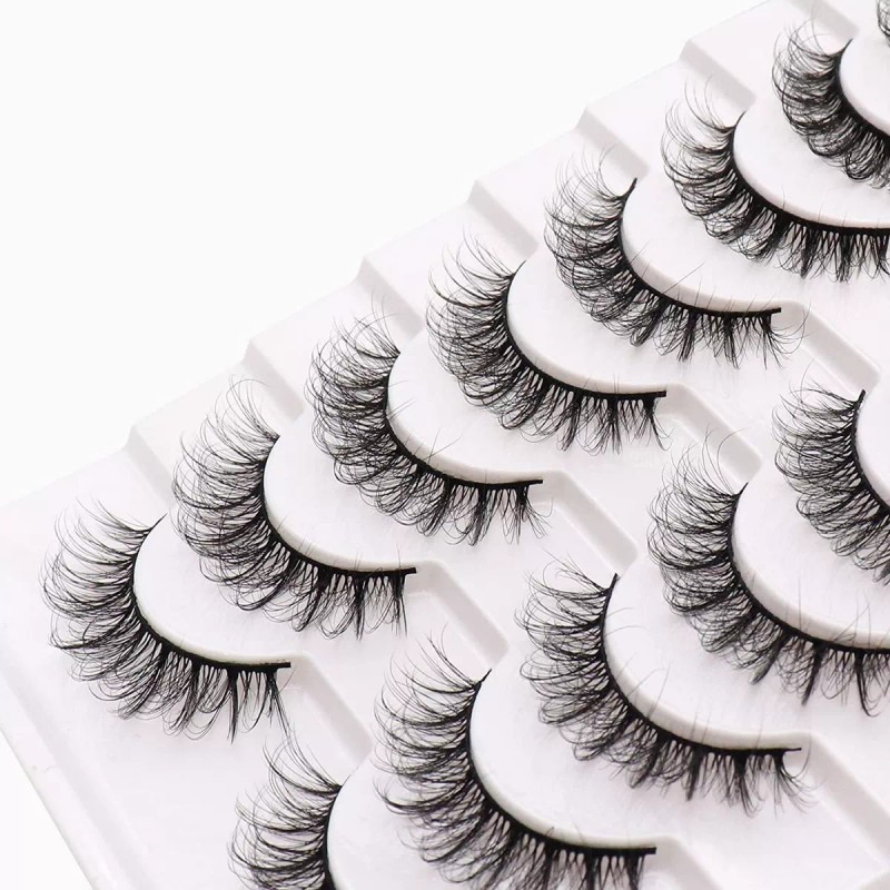 Veleasha Pestañas Postizas Con Rizos Dd Y Pestañas Postizas