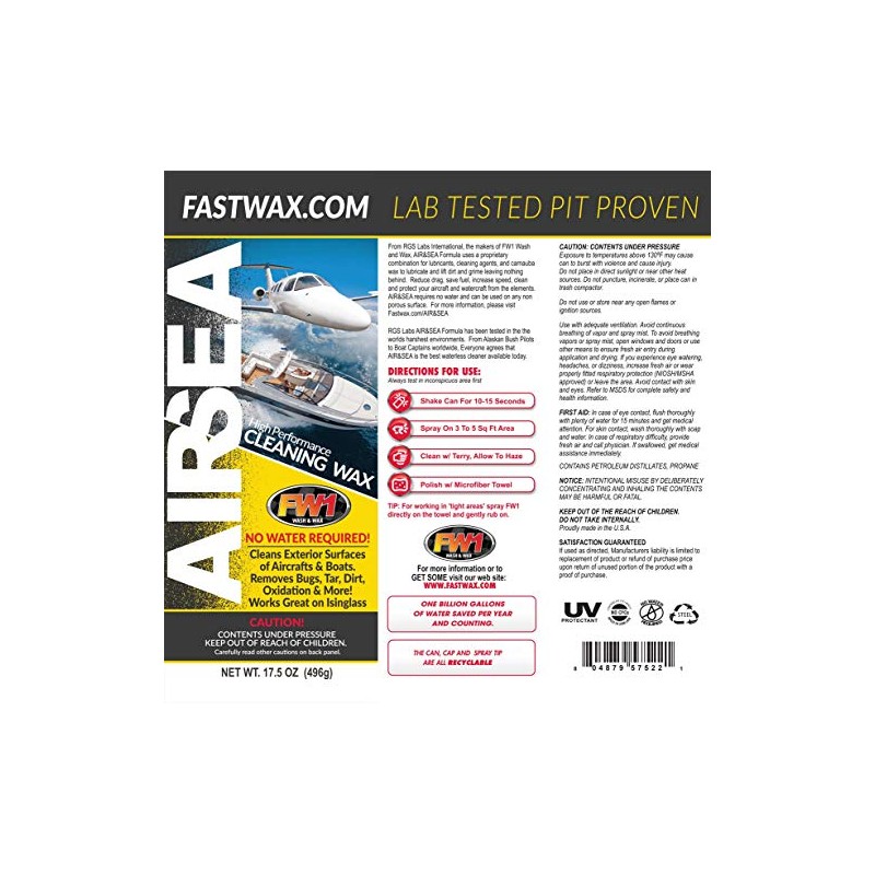 FW1 AIR&SEA Lab Tested, Pit Proven.