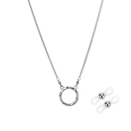 Glasses Holder Chain Loop Eyeglasses Necklace Ring for Women Reading Glasses Sunglasses Necklace for Men (Side chain)