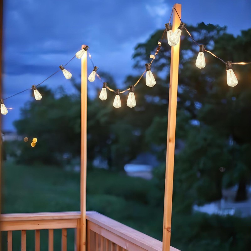 Egcol ST35 Replacement Bulbs,25 Pack Edison Light Bulbs fits C7/E12