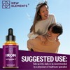 [2 𝐏𝐚𝐜𝐤] Liquid Iron Supplement with Vitamin C – 18mg