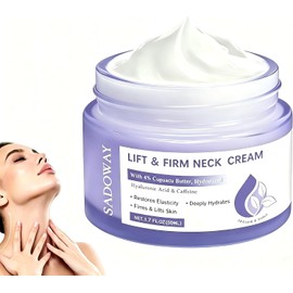 Crema para Cuello: 2PCS Crema Reafirmante Para El Cuello - Reduce las Arrugas y Líneas de Expresión, Reafirma y Levanta la Piel Flácida, Crema Hidratante para el Cuidado de la Piel (2)