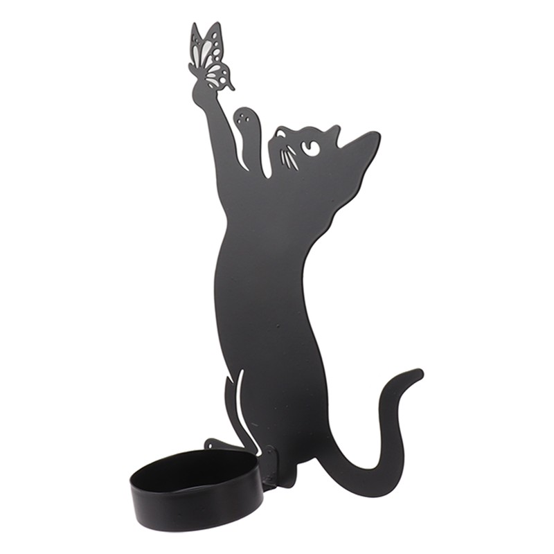 Home Decor Candlestick Durable Cat Candle Holder Decorative Candlestick Holder