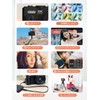 AiMike 5K デジカメ スマホに送れる デジタルカメラ WIFI転送機能 7500万画素 180度回転可ディスプレイ 64GBマイクロSDカード付き 18倍デジタルズーム