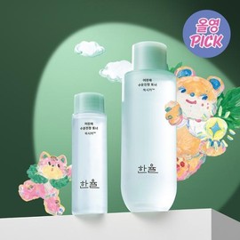 Hanyul Young Artemisia Moisture Soothing Toner 150ml Special Offer (+50ml + 3 types of Tibuseal) (Isulro) (2404) / 한율 어린쑥 수분진정 토너 150ml 기획 (+50ml+띠부씰3종) (이슬로) (2404)