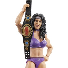 WWE Wrestlemania 37 Elite Collection Chyna - Figura de acción con Campeonato Femenino y Paul Ellering y Rocco BuildAFigure Pieces6 en Regalo Coleccionable para Fans de la WWE a Partir de 8 años