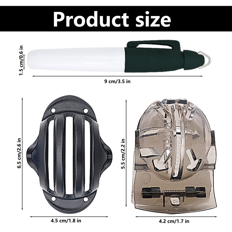 8 Pieces Golf Ball Line Drawing Marking Tool Kit, Golf