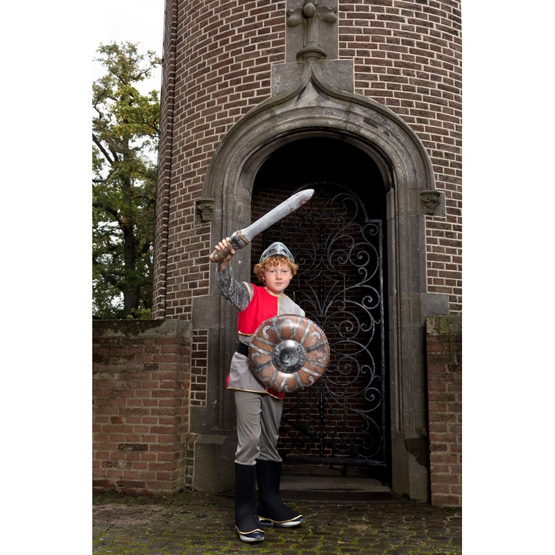 Boland 44033 – Knight Helmet for Children, Grey, One Size