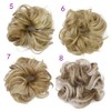 Gatuida Ladies Fashion Elastic Curly Hair Extension Bun Scrunchie Synthetic
