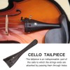 Ebony Wood Cello Tailpiece Musical Instruments Accessories for 3/4 4/4