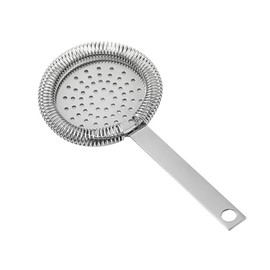 Cocktail Strainer, Bar Strainer Made of Stainless Steel, Cocktail Shaker, Colander Strainer, Bar Strainer, Cocktail Strainer, for Bar Trainer, Bartender, High-Quality Bar Accessories, Silver, Pack of