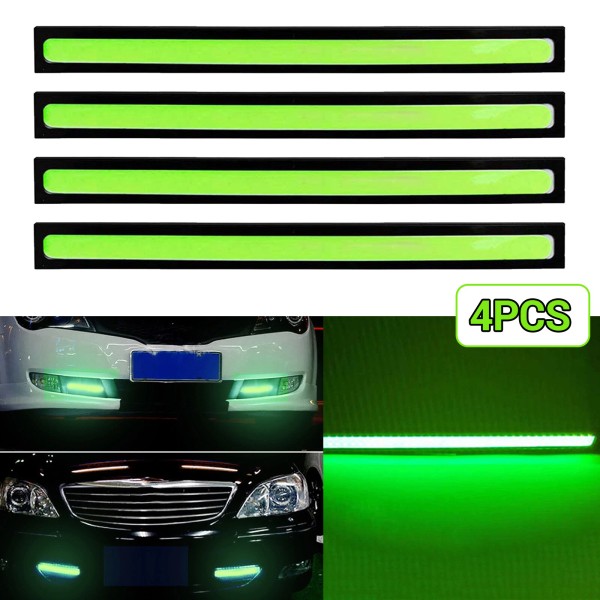 Unbranded 4PCS 12V LED STRIP DRL DAYTIME RUNNING LIGHTS FOG