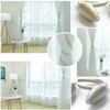 FUJIE 2 Pieces Curtain Tie Backs Curtain Tiebacks Holdbacks Oval