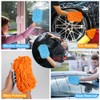 vsshe Microfiber Car Washing Mitts 2PCS, Large Car Wash Mitts,
