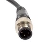 M12 4-Pin Connector PVC Sensor Cable, A Code Straight Male