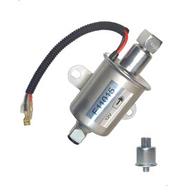 Amblee 12V Electric Fuel Pump with Fuel Filter Compatible with Marquis Gold 5500 RV, Cummins Onan HGJAA HGJAB HGJAC HGJAE HGJAF RV generators for E11015 149-2620 149-2341-01 A047N929, Silver