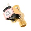 Brass Electric Solenoid Valve, 12V, 1/2 Inch, Water Control, Wear-Resistant,