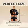 Crochet Dachshund Car Accessories Weiner Dog for Rear View Mirror,