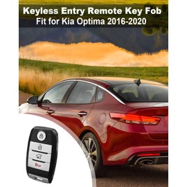 Keyless Entry Remote Key Fob Replacement Fit for Kia Optima 2016-2020 Replace 95440-D4000 95440-D5000, Smart Remote Control Car Key FCC ID SY5JFFGE04 4 Buttons 433 MHz