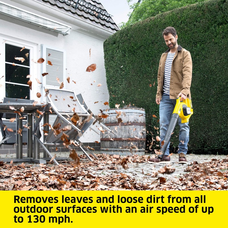 Kärcher LBL 2, Cordless Leaf Blower with 130 mph Air