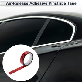 RATCHROLL 1 Roll Universal Air-Release Adhesive Pinstripe Tape Holographic Automotive Pinstriping Tape Red 0.98"x164.04ft
