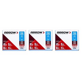 Arrow Fastener 508IP Genuine T50 1/2-Inch Staples, 15,000-Pack