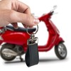 pubblimania Elegant PU Leather Keyring with Ring Useful for House