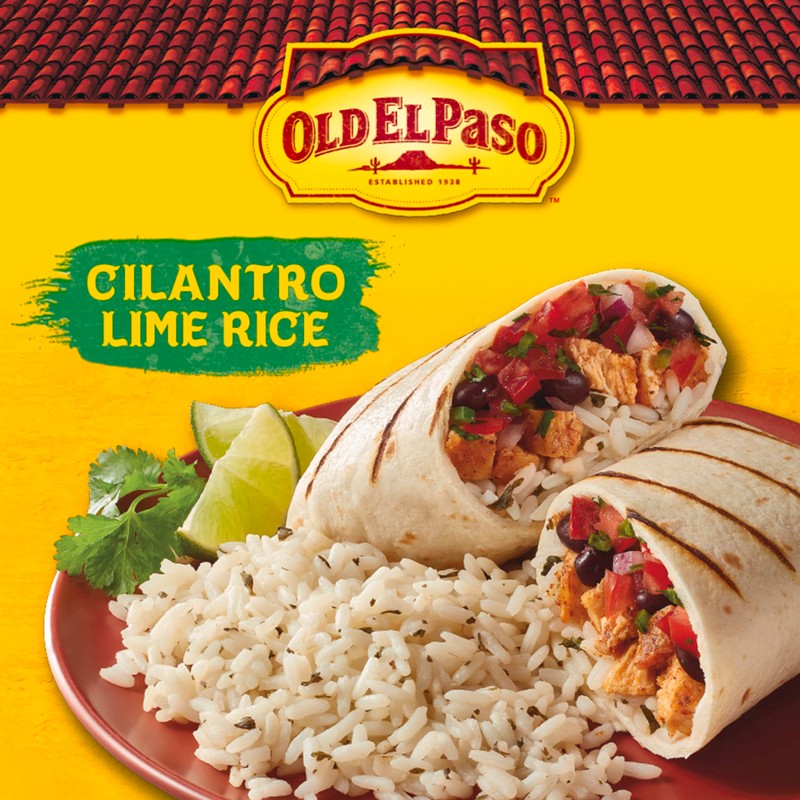 Old El Paso Cilantro Lime Seasoned Rice, Side Dish, 6.2