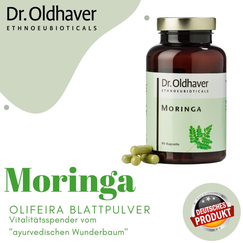 Dr. Oldhaver Moringa Capsules (90 Capsules) Oleifera Leaf Powder -