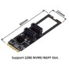 NFHK NGFF Key B+M PCI Express to SATA 3.0 6Gbps