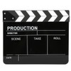 30x25CM Acrylic Clapperboard Director Professional Movie Film Action Clap Photography