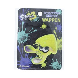 Inagakihukushoku (Inagaki) Splatoon 3 Patch, Squid, W x H: 2.4 x 2.2 inches (6 x 5.5 cm), Dual Use: Stick-on and Iron-on, TOS012
